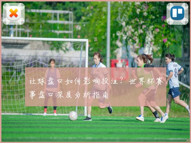 让球盘口如何影响投注?世界杯赛事盘口深度分析指南