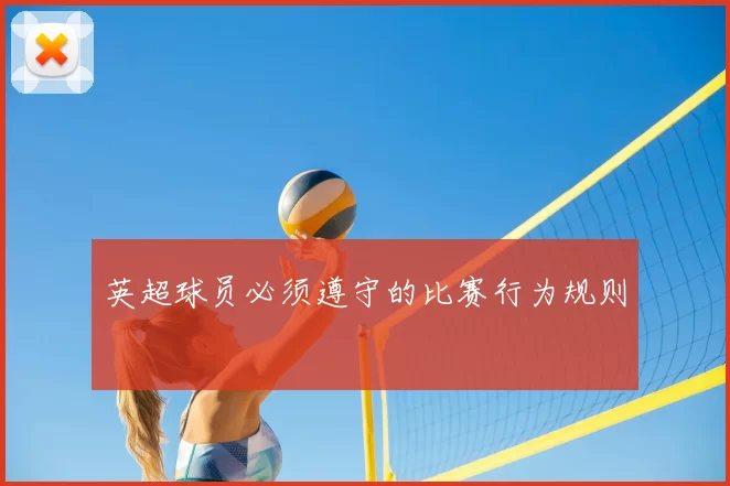 英超球员必须遵守的比赛行为规则